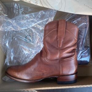 Tecovas Tan Leather Cowboy Boots